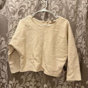 Forever 21 Sherpa peplum top